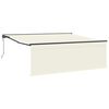 vidaXL Toldo retr&aacute;til Creme 400 &times; 300 cm Poli&eacute;ster e Alum&iacute;nio