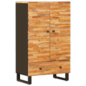 vidaXL Aparador de Armazenamento Castanho 60 x 33 x 100 cm