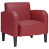 vidaXL Poltrona com apoios de bra&ccedil;os 54 cm couro artificial