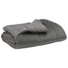 vidaXL Duvet de Ano Inteiro Cinzento-claro 135 x 200 cm Microfibra