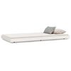 vidaXL Cama sem colch&atilde;o 90x200 cm madeira de pinho maci&ccedil;a branco