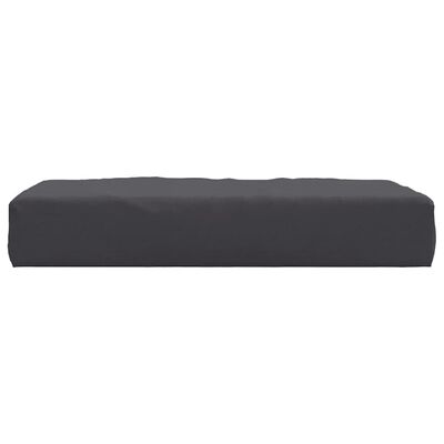 vidaXL Almofadão para sofá de paletes 60x60x8 cm tecido preto