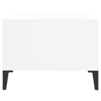 vidaXL Mesa de centro 90x50x36,5 cm derivados de madeira branco