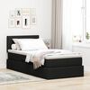 vidaXL Cama com arruma&ccedil;&atilde;o e colch&atilde;o com colch&atilde;o Preto 90 x 190 cm