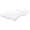 vidaXL Colch&atilde;o de espuma 120x220 cm 7 zonas dureza 20 ILD branco
