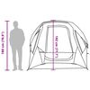 vidaXL Tenda familiar estilo cabana para 6 pessoas imperme&aacute;vel verde