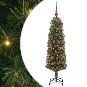 vidaXL &Aacute;rvore de Natal Artificial Verde 120 cm PVC e A&ccedil;o e Pl&aacute;stico