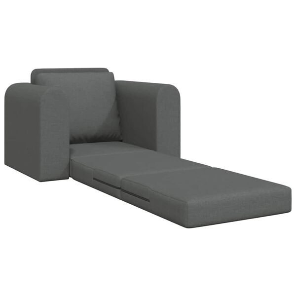 vidaXL Sofá-Cama Cinza Escuro 98 x 71 x 83 cm Veludo