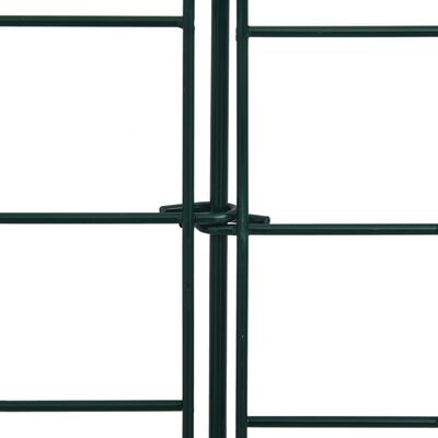 vidaXL Conj. painéis de vedação arqueados p/ jardim 77,5x78,5 cm verde