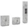 vidaXL Conjunto de Arm&aacute;rios para Banheiro com 3 Pe&ccedil;as HOORN
