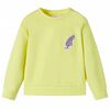 Sweatshirt para crian&ccedil;a amarelo 140