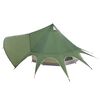 vidaXL Tenda Teepee com telhado Verde e Cinza 600 x 600 x 347 cm