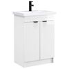 vidaXL Conjunto de M&oacute;veis para Banheiro Branco Brilhante