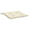 vidaXL Almofadões p/ cadeiras jardim 4pcs 40x40x4 cm oxford cor creme