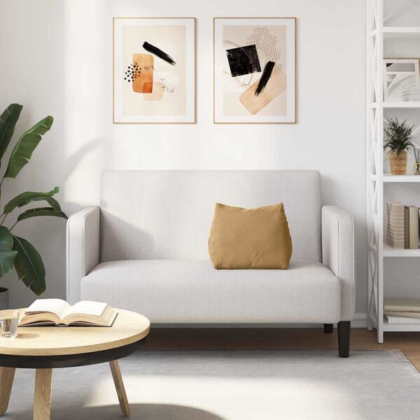 vidaXL Travesseiro para Costas Castanho 45 x 20 x 35 cm