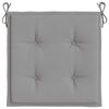 vidaXL Almofadões p/ cadeiras jardim 6pcs 40x40x4 cm oxford cinza