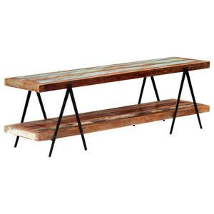 vidaXL M&oacute;vel de TV 160x40x50 cm madeira recuperada maci&ccedil;a