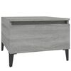 vidaXL Mesas de apoio 2 pcs 50x46x35 cm deriv. madeira cinzento sonoma