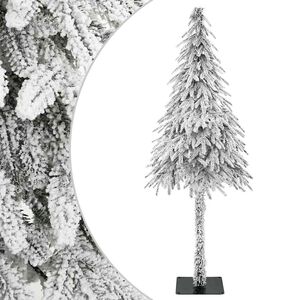 vidaXL &Aacute;rvore de Natal Artificial com suporte Branco 76 x 76 x 180 cm