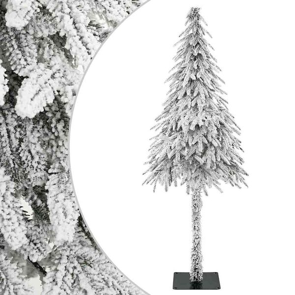 vidaXL &Aacute;rvore de Natal Artificial com suporte Branco 76 x 76 x 180 cm