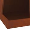 vidaXL Fire Pit Castanho 35 x 35 x 100 cm A&ccedil;o Corten