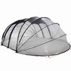 vidaXL Tenda de Piscina Domo Transparente 640 x 432 x 205 cm PVC