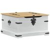 vidaXL storage box Branco 78 x 78 x 45 cm Madeira de Pinheiro S&oacute;lida