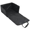 vidaXL Assento de carro para cão 45x45x25/55 cm preto
