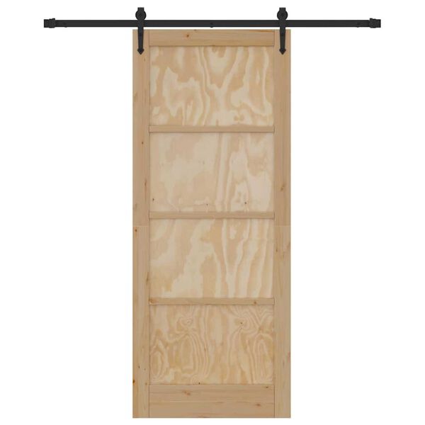 vidaXL Porta Deslizante ORKDAL Castanho 86 x 211 cm