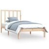 vidaXL Estrutura de cama solteiro 90x190 cm pinho maci&ccedil;o