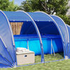 vidaXL Tenda de Piscina Domo Verde 538 x 440 x 204 cm
