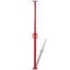 vidaXL Suporte telesc&oacute;pico, 180 cm, vermelho