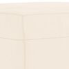 vidaXL Banco 70x35x41 cm veludo cor creme