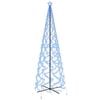 vidaXL &Aacute;rvore de Natal em cone 1400 luzes LED 160x500 cm azul