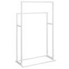 vidaXL Toalheiro de pé 48x24x78,5 cm ferro branco