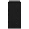 vidaXL Mesa de bar Carvalho Preto 102 x 50 x 103,5 cm