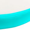 vidaXL Tapete de gin&aacute;stica insufl&aacute;vel com bomba 100x100x15cm PVC verde