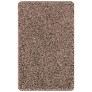 vidaXL Tapete de Banho Antiderrapante Castanho 50 x 80 cm PP