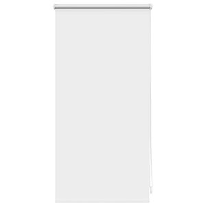 vidaXL Cortina de rolo blackout, 44,4 x 100 cm, largura do tecido 40 cm, branca.