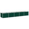vidaXL Cama de Jardim Elevada Verde 400 x 80 x 55 cm