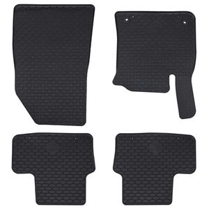vidaXL Tapete de carro 4 pcs Preto Adequado para CAPTUR 2020- Borracha