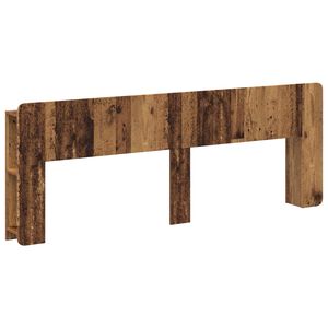 vidaXL Cabeceira com Arm&aacute;rio Madeira antiga Derivados de Madeira