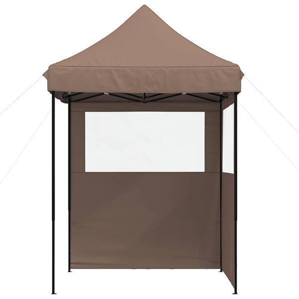 vidaXL Tenda de Festa Castanho 200 x 200 x 306 cm Tecido Oxford