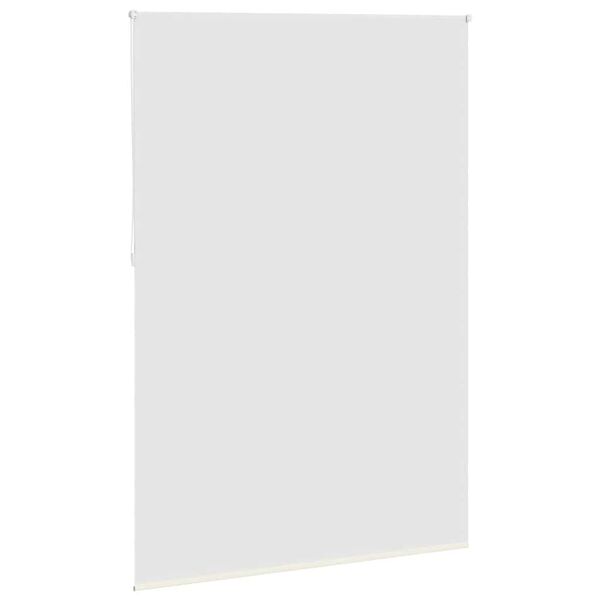 vidaXL Cortina de rolo blackout, 144,4 x 230 cm, largura do tecido 140 cm, branco-creme