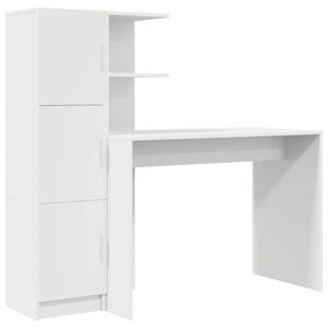 vidaXL Mesa Branco 133.5 x 50 x 124 cm 2 unid.