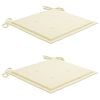 vidaXL Cadeiras exterior dobr&aacute;veis c/ almofad&otilde;es 2 pcs ac&aacute;cia maci&ccedil;a