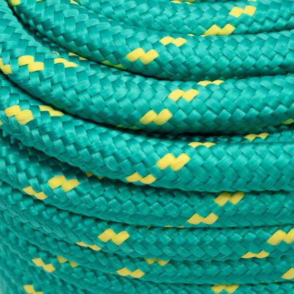 vidaXL Corda de barco 18 mm 25 m polipropileno verde