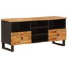 vidaXL Gabinete para TV com gaveta Corona Castanho 100 x 33 x 46 cm