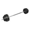vidaXL Conjunto de barra com discos 60 kg