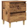 vidaXL Arm&aacute;rio de cama Madeira Antiga 40 x 35 x 50 cm